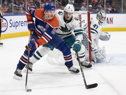 Sharks Oilers Hockey