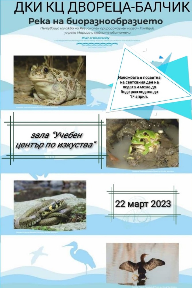 ДКИ КЦ Двореца - Балчик отбелязва Световния ден на водата 22 март 2023 г