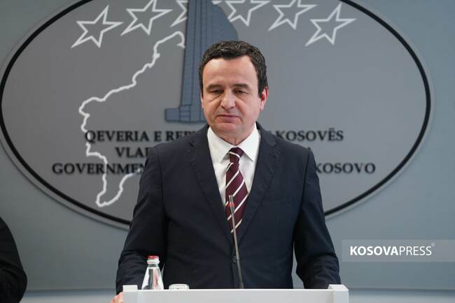 Косовският премиер: Важно е и местните, и международните представители да знаят, че не сръбски граждани, а „фашистката милиция“ е нападнала военните на НАТО в Северно Косово