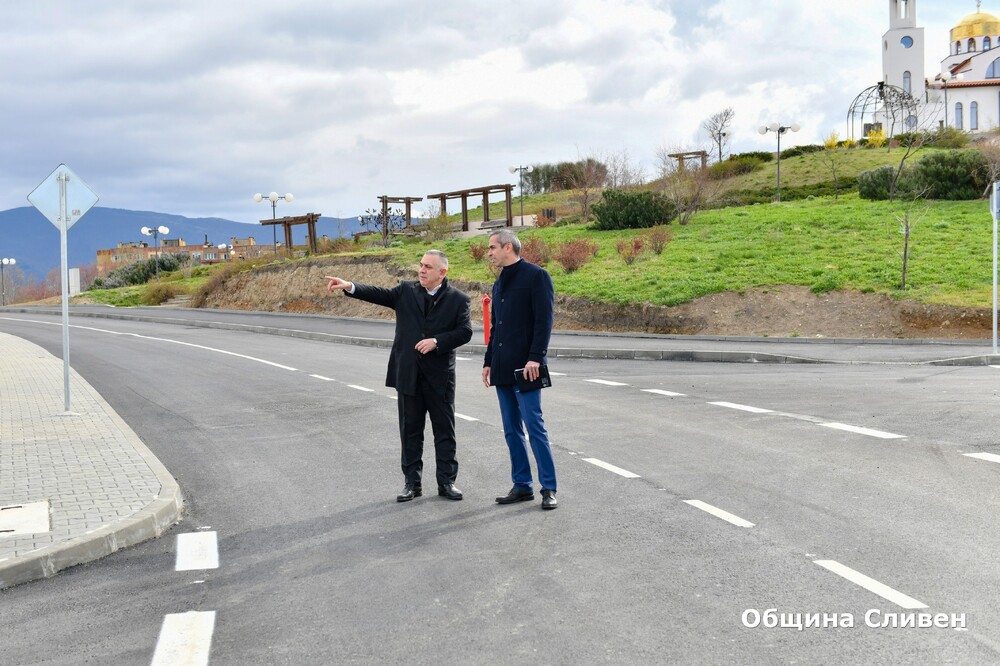 Община Сливен: Завършена е новата улица, която свързва бул. „Стефан Стамболов“ с кръговото движение на бул. „Георги Данчев“ в Сливен