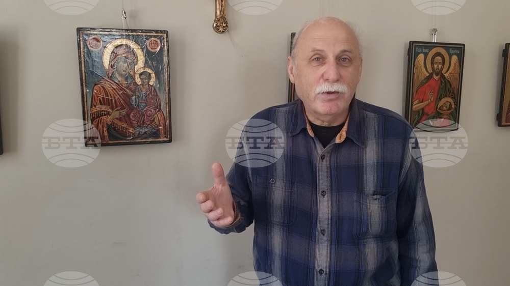 Изложба с икони на Красимир Ташев е представена в Плевен