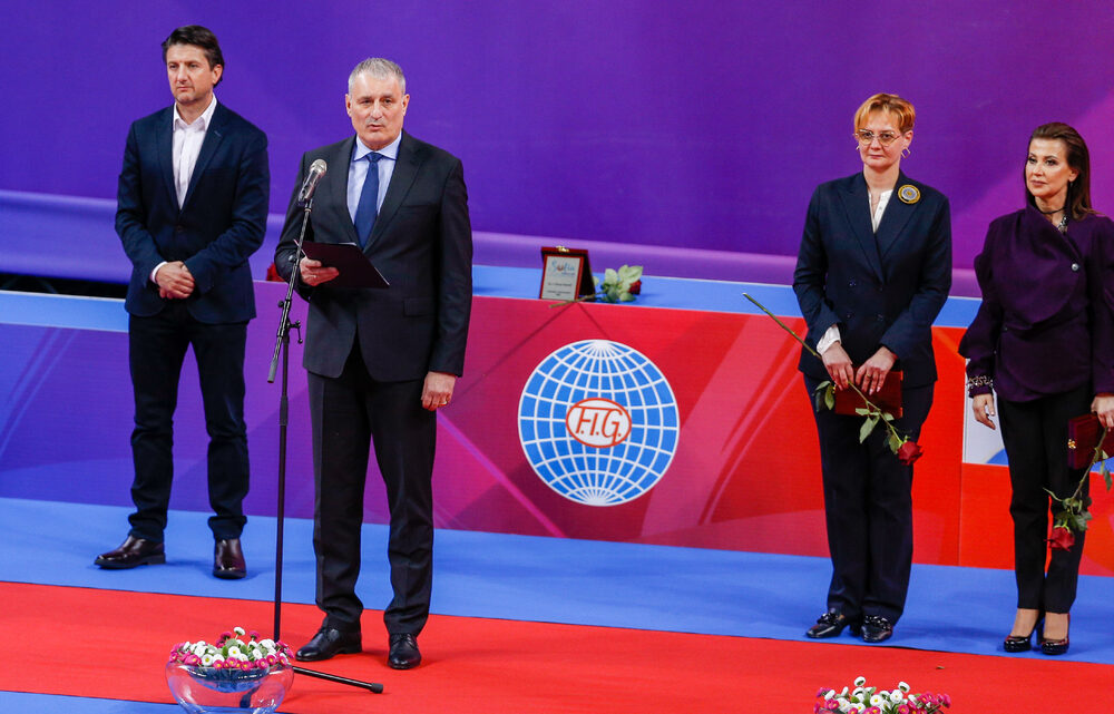 Заместник-министър Петър Георгиев откри Световната купа по художествена гимнастика в зала „Арена София“