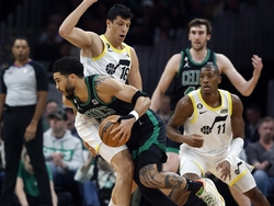 Jazz Celtics Basketball