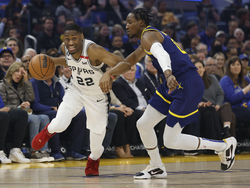 Spurs Warriors Basketball