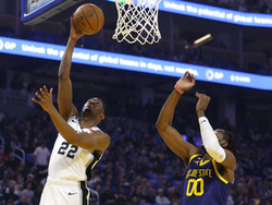 Spurs Warriors Basketball