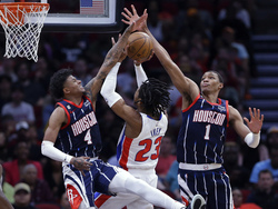 Pistons Rockets Basketball