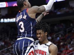 Pistons Rockets Basketball