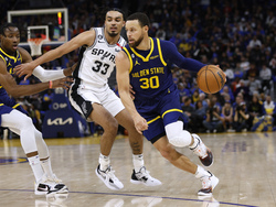 Spurs Warriors Basketball