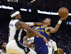 Spurs Warriors Basketball