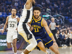 Spurs Warriors Basketball