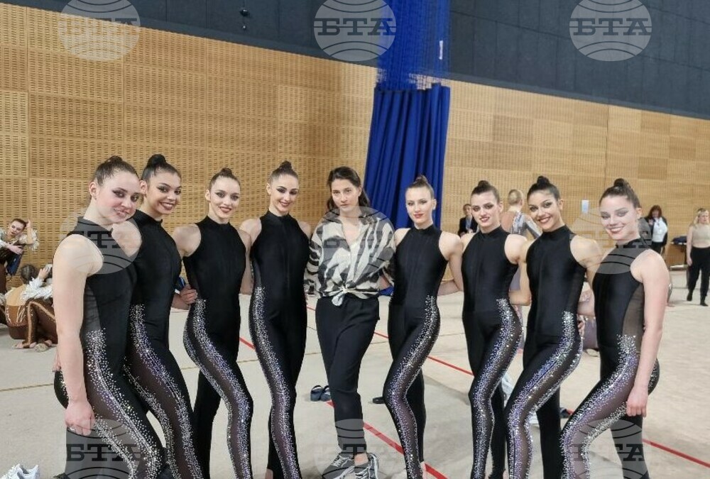 Сребърен медал за България от Световната купа по естетическа групова гимнастика в София