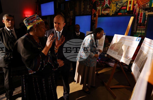 President Radev Opens Exhibition about Bulgarian Support for Struggle of South Africa's People against Apartheid