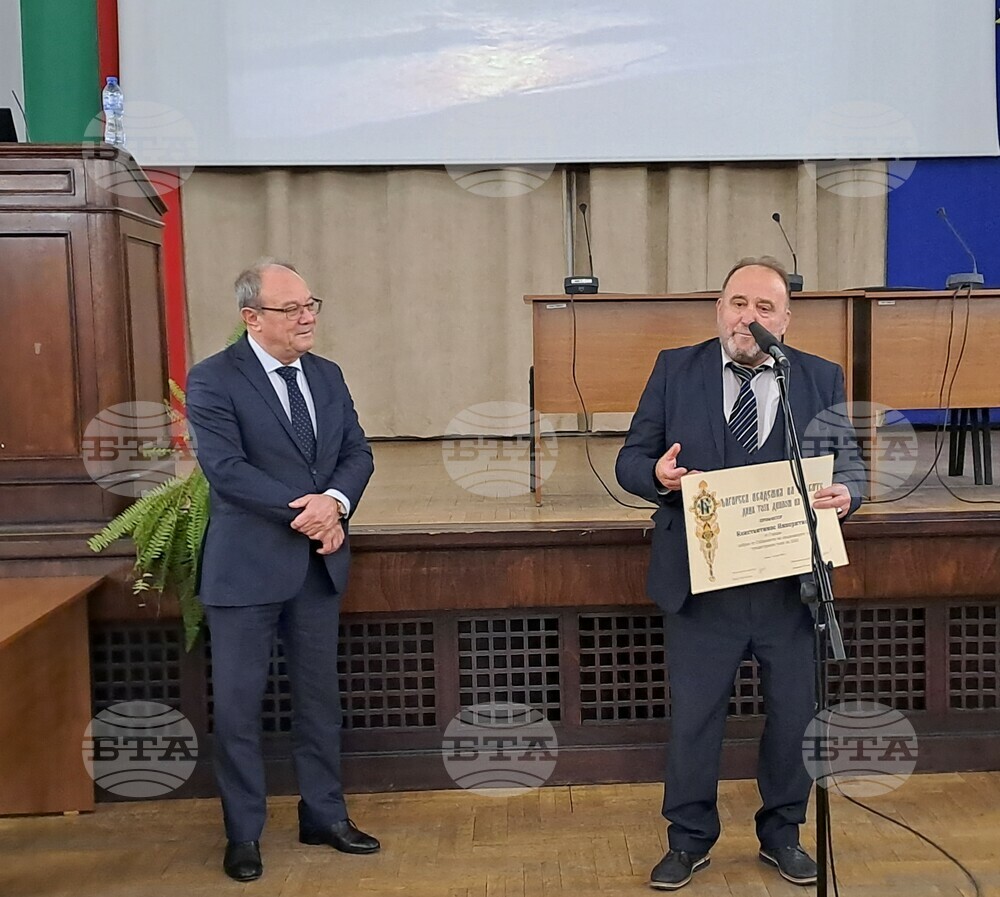 Prof. Nihoritis Awarded Diploma for Foreign Member of Bulgarian Academy of Sciences