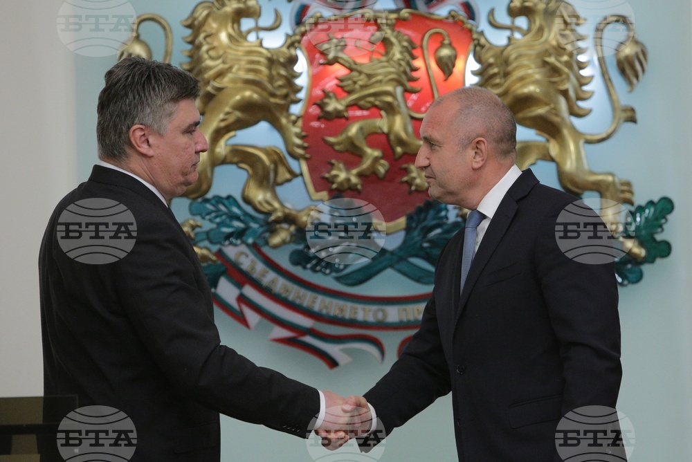 President Radev Congratulates Croatian Counterpart Milanovic on Re-election