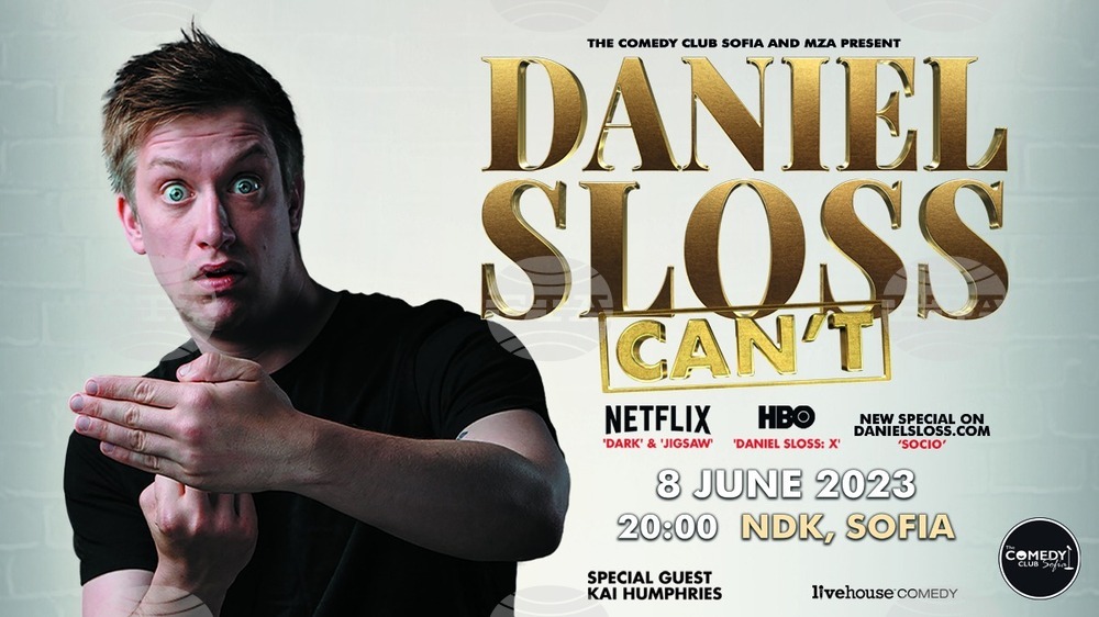 British Stand-Up Daniel Sloss to Perform in Sofia, Varna