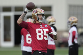 San Francisco 49ers' Javon Hargrave takes part in an NFL football practice  in Santa Clara, Calif., Tuesday, June 6, 2023. (AP Photo/Jeff Chiu Stock  Photo - Alamy