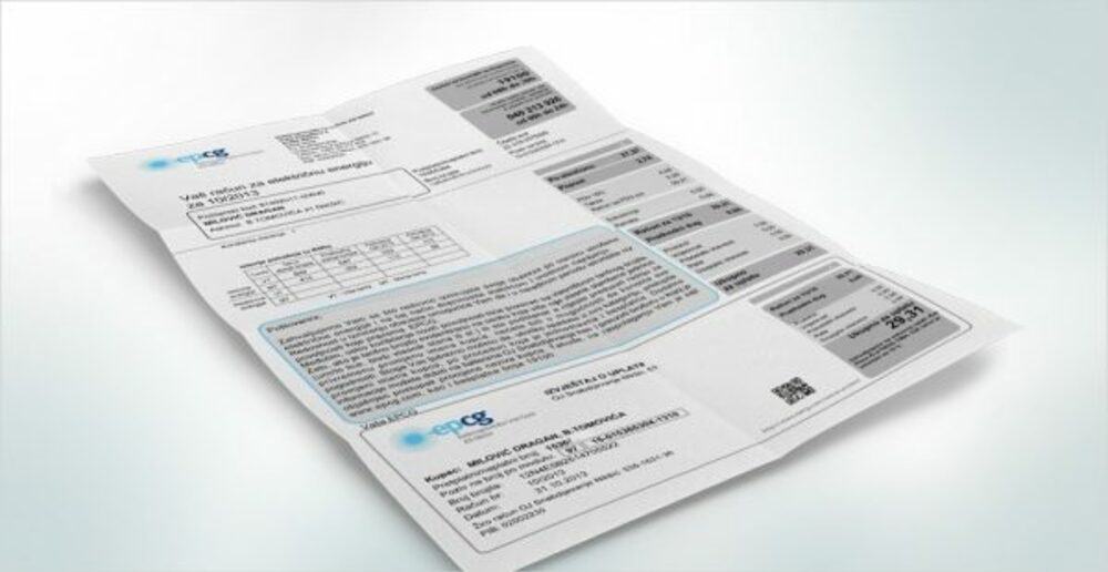 МИНА: Средната сметка за електричество през май в Черна гора е 27,11 евро