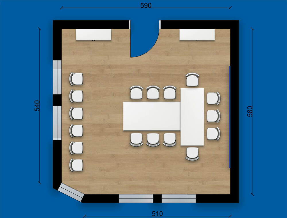 National Press Club -  layout of the hall