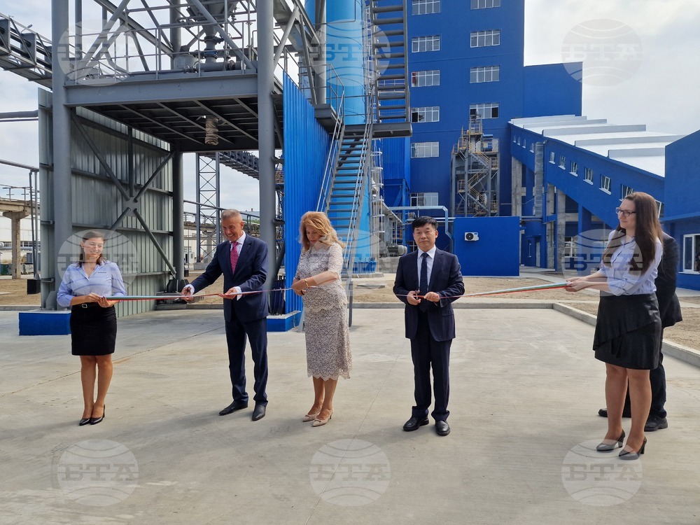 Вицепрезидентът Илияна Йотова присъства на откриването на нова електроцентрала в Свищов