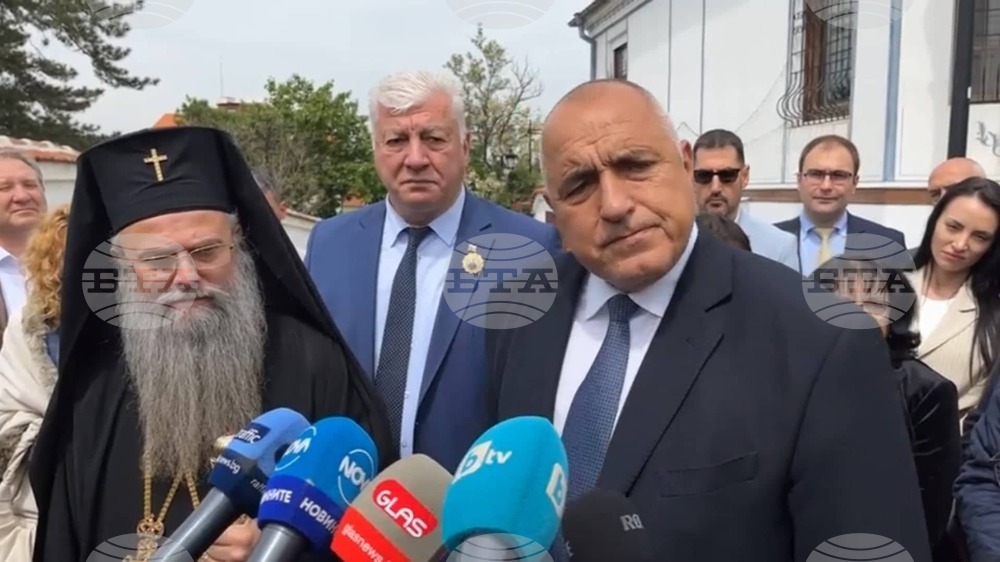 Лидерът на ГЕРБ Бойко Борисов пристигна в Пловдив за Гергьовден
