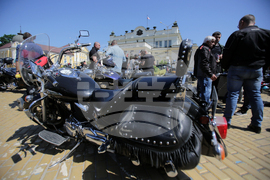 Мотоциклетисти - протест