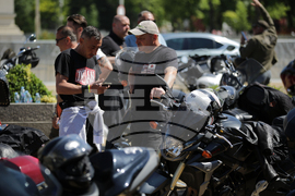 Мотоциклетисти - протест