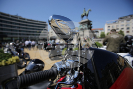 Мотоциклетисти - протест