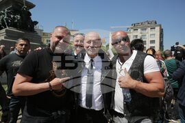 Мотоциклетисти - протест