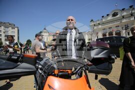 Мотоциклетисти - протест