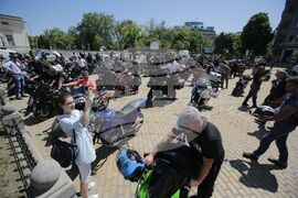 Мотоциклетисти - протест