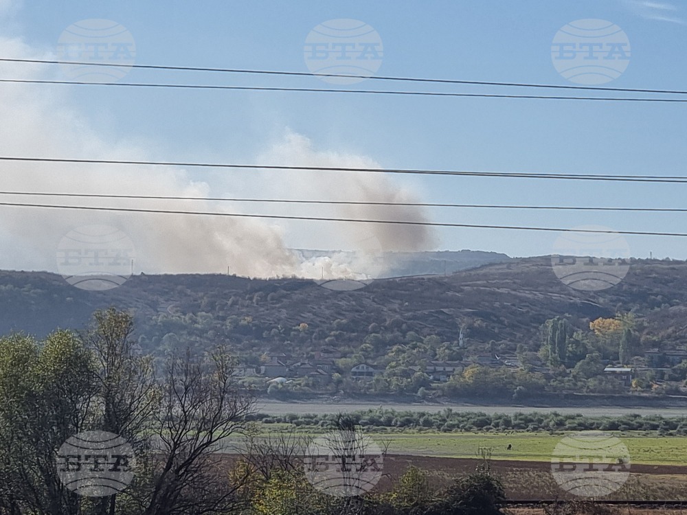 Пожар е възникнал на Регионалното депо за отпадъци на Кърджали
