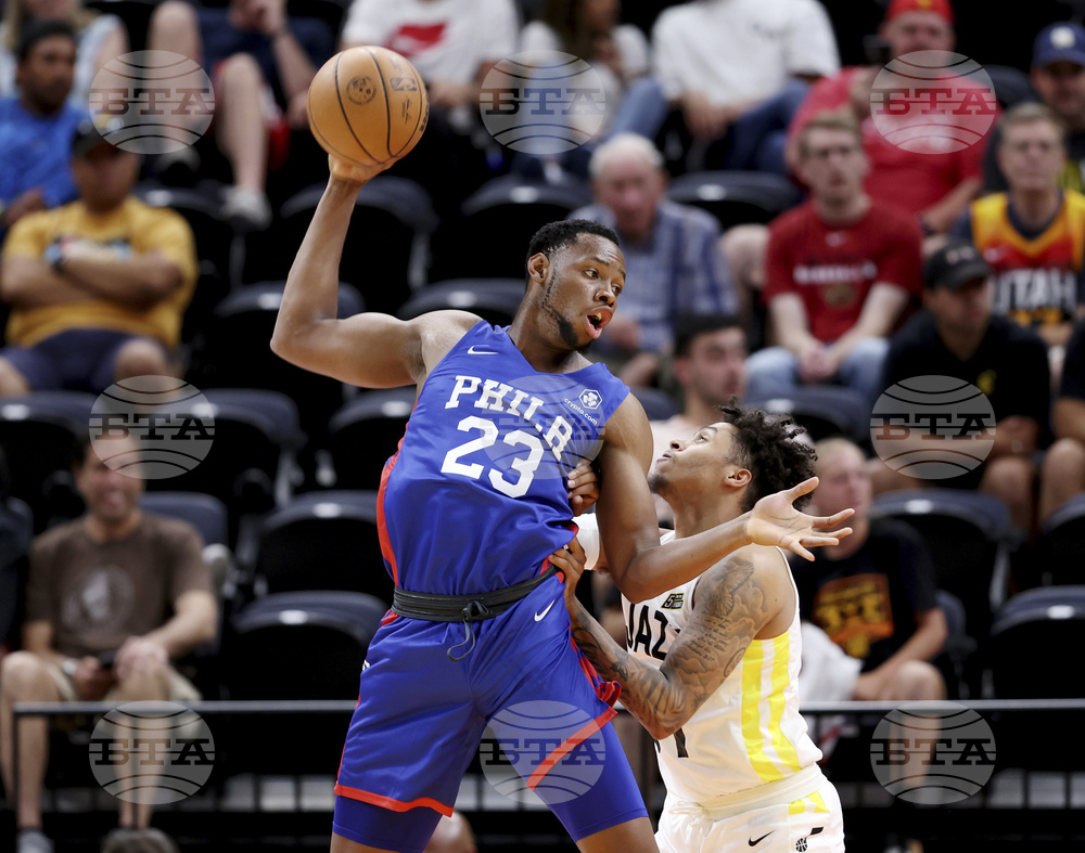 76ers Jazz Summer League Basketball