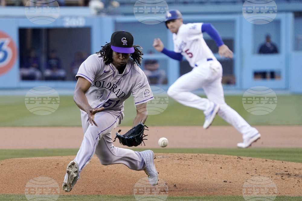 Rockies Dodgers Baseball