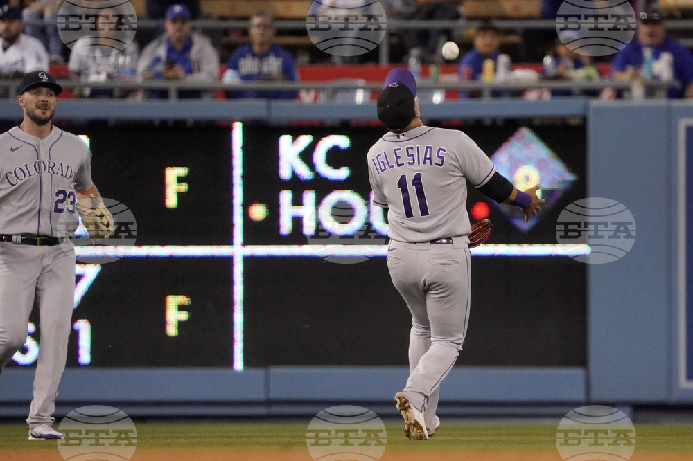 Rockies Dodgers Baseball