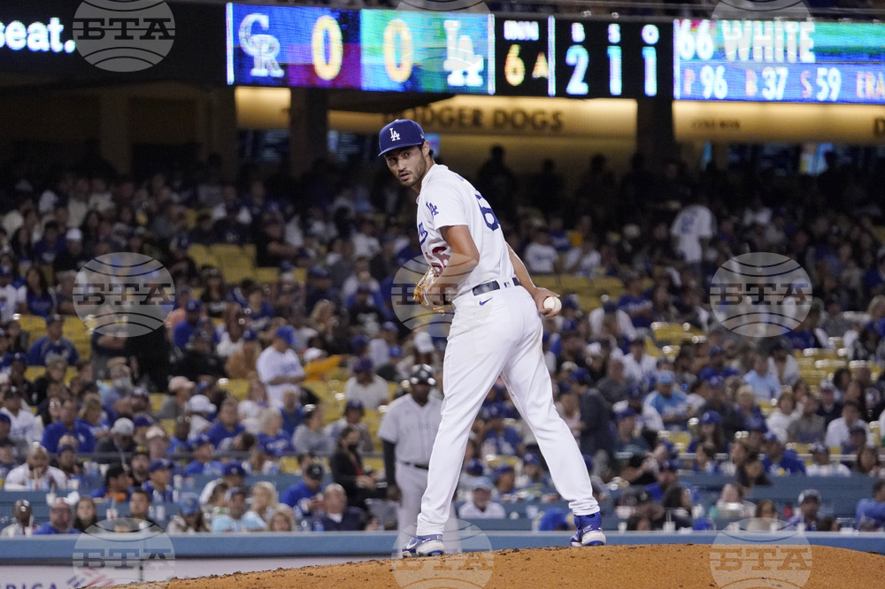 Rockies Dodgers Baseball
