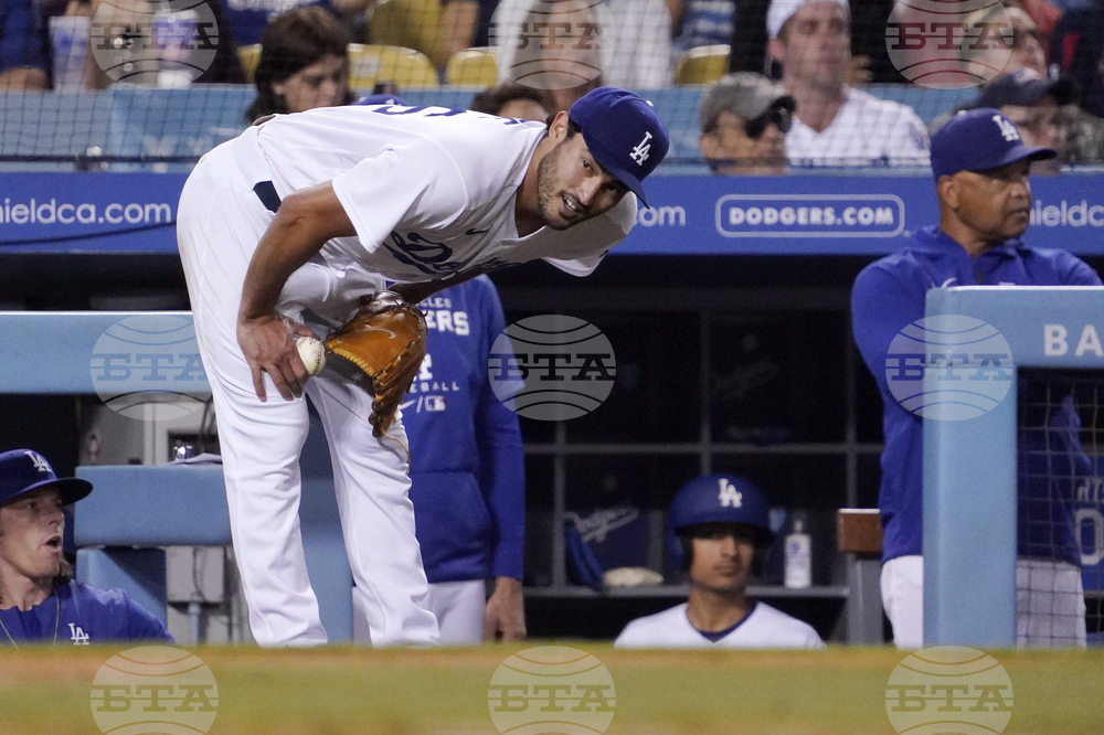 CORRECTION Rockies Dodgers Baseball
