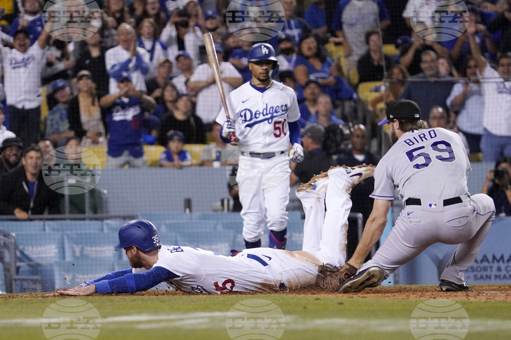 Rockies Dodgers Baseball