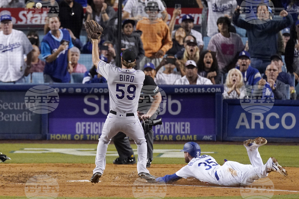 Rockies Dodgers Baseball