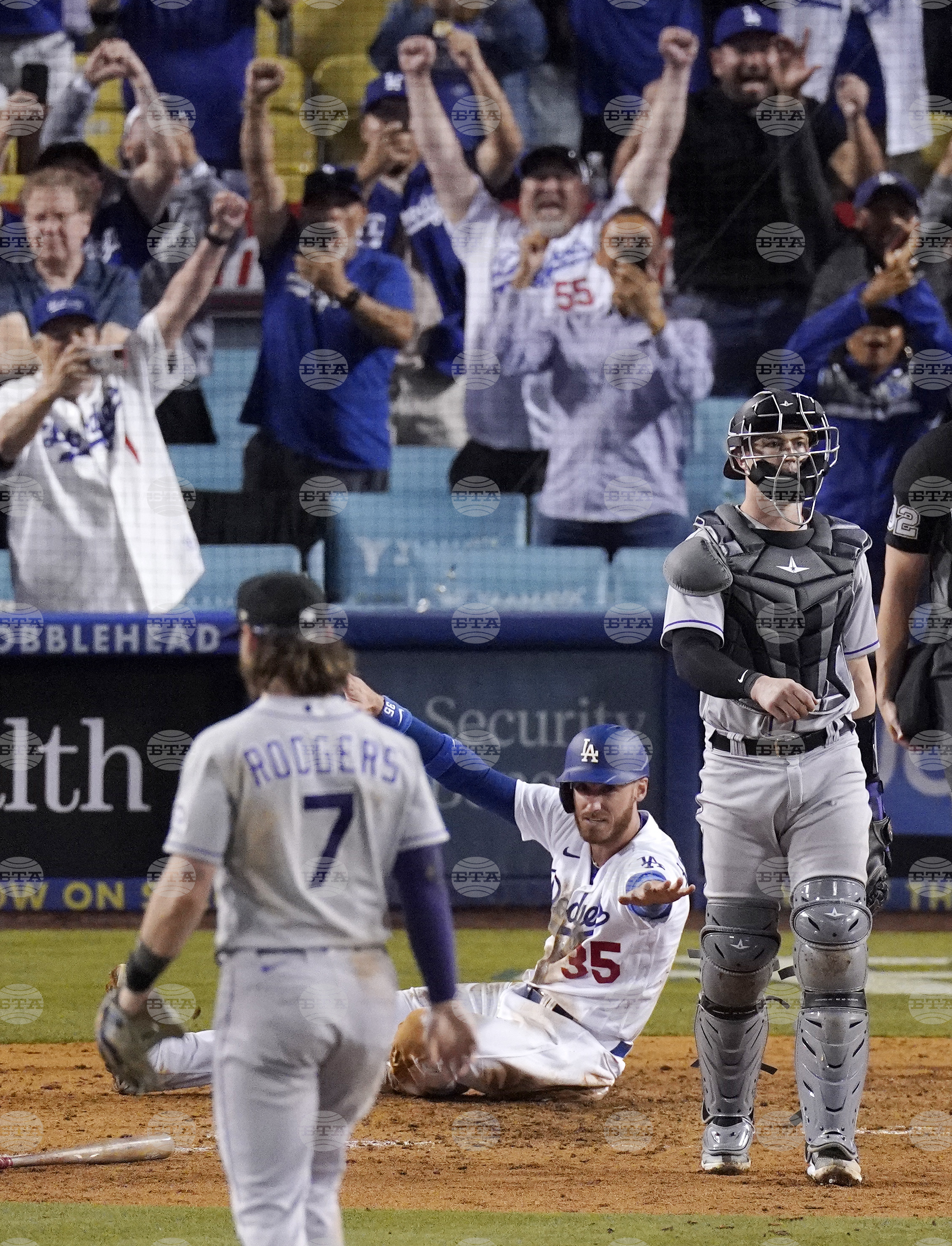 Rockies Dodgers Baseball