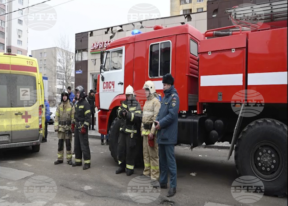 Руските власти съобщиха за един убит при украинска въздушна атака срещу Белгород и за прехванати дронове над още няколко области
