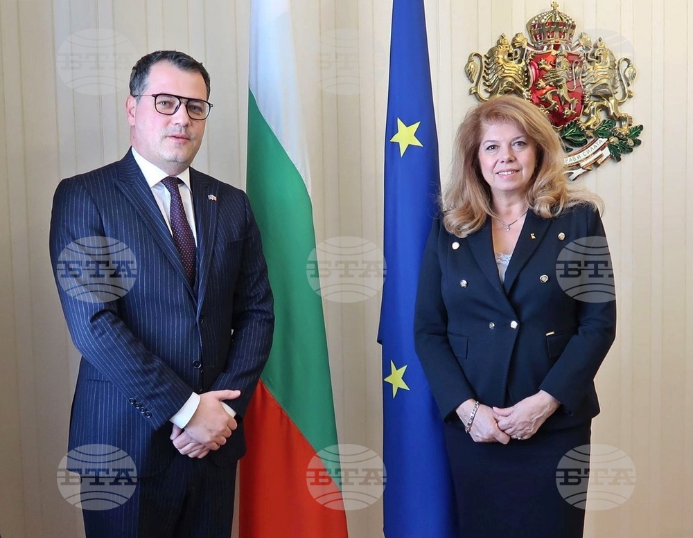 Vice President Iotova Talks with Kosovo's New Ambassador Bajraktari