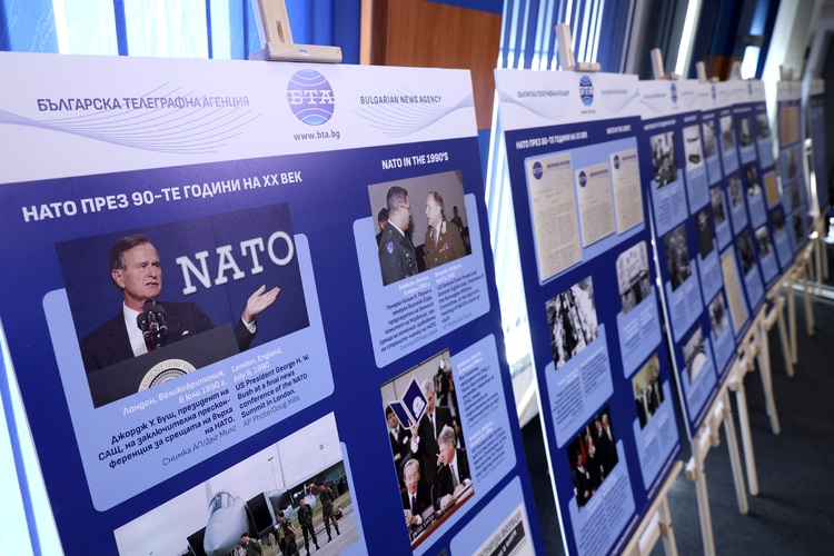 Изложбата на БТА „75 години НАТО и 20 години България в НАТО“ ще бъде представена във Военна академия „Г. С. Раковски“