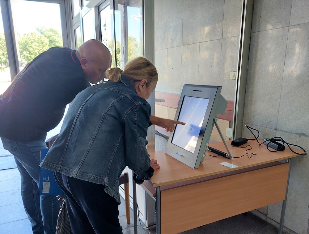 Машина за пробно гласуване е поставена в сградата на Община Видин