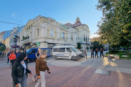 Пловдив - фенове на Ботев Пловдив - протест