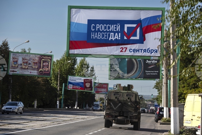 Г-7 осъди "фалшивите референдуми", произведени от Русия в Украйна, и заяви, че никога няма да ги признае