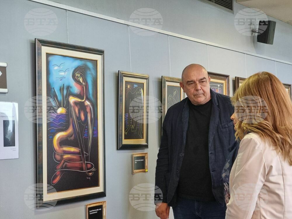 Калин Сърменов представи изложбата си живопис "Светлата страна на нещата" в Стара Загора