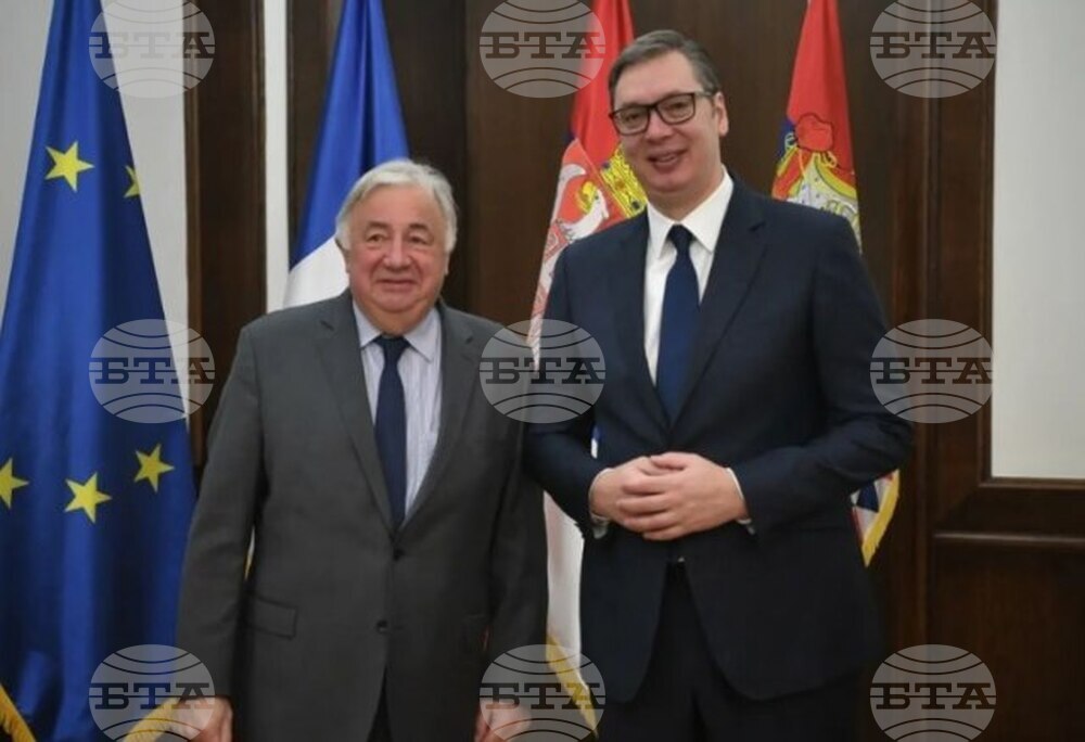 Президентът на Сърбия се срещна с председателя на Сената на Франция
