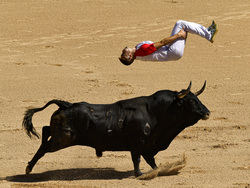 APTOPIX Spain Running of the Bulls
