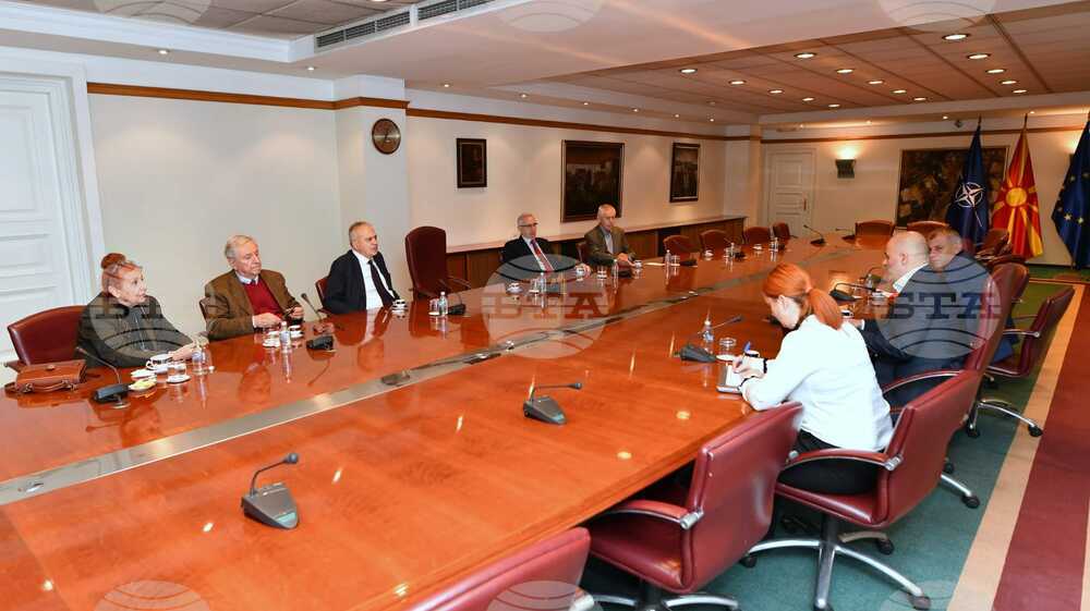North Macedonia PM Kovachevski Meets with EU Ambassadors in Skopje