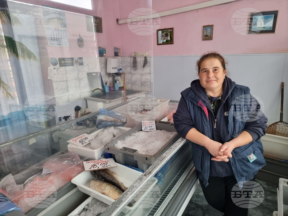 На пазара в Шумен се предлага пресен шаран за 10 лева килограма и разнообразие от други видове риба на различни цени